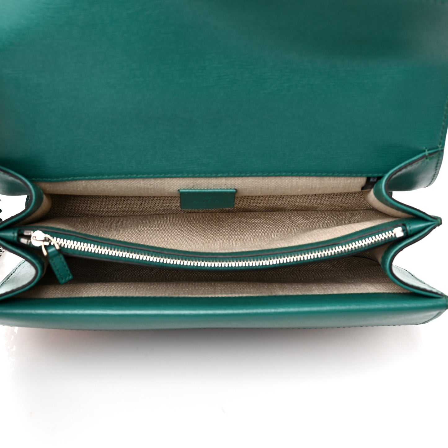 Calfskin Blooms Print Small Dionysus Shoulder Bag Bright Emerald Multicolor