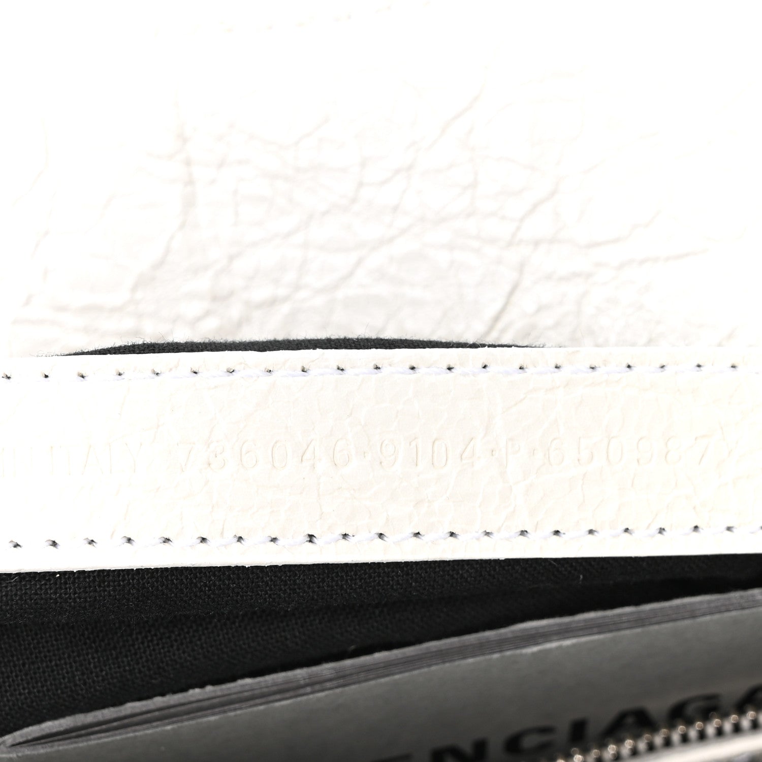 Balenciaga Agneau Arena Small Neo Cagole City Handbag Optic White 9 of 12