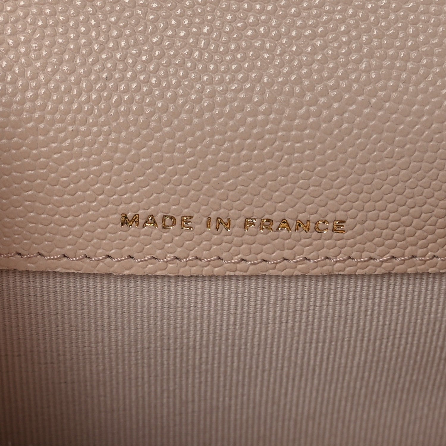 Chanel Caviar Quilted Flap Card Holder Wallet Light Beige 6 of 8