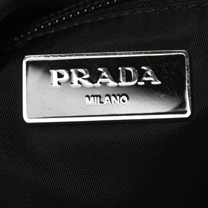 Prada Nylon New Vela Studded Sling Backpack Black Fuoco 6 of 10