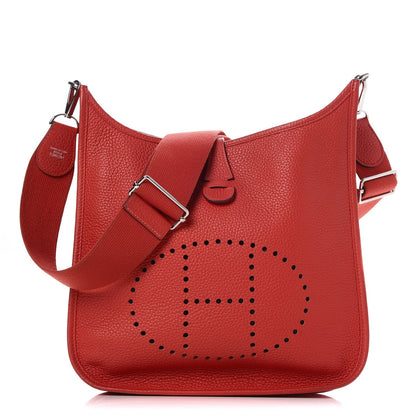 Hermes Taurillon Clemence Evelyne III PM Rose Jaipur 1 of 8