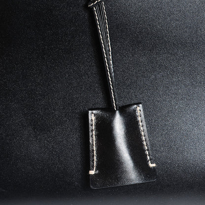 Gucci Leather Lady Lock Flap Tote Black 11 of 14