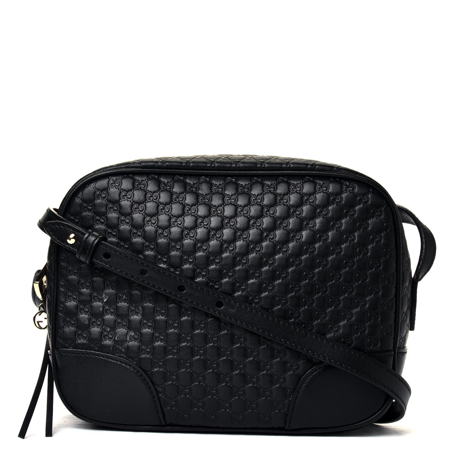 Gucci Microguccissima Mini Bree Messenger Bag Black 1 of 6