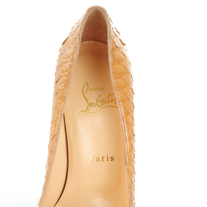 Christian Louboutin Python Crystal Grapi 120 Platform Pumps 36 Beige 7 of 12