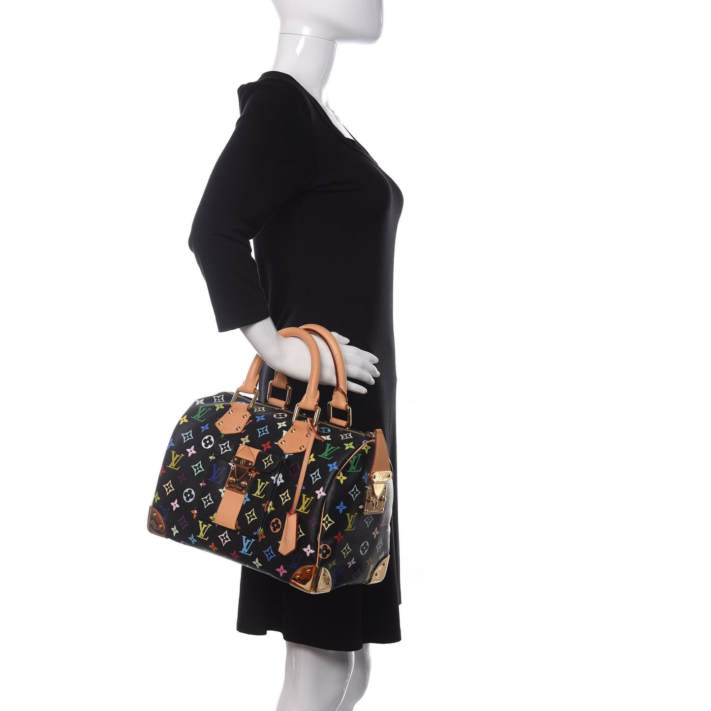 Monogram Multicolor Speedy 30 Black
