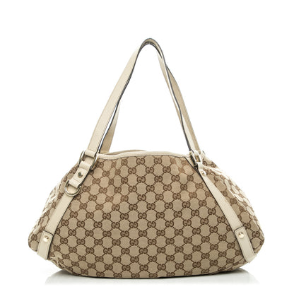 Gucci Monogram Medium Abbey Shoulder Bag Off White 1 of 7