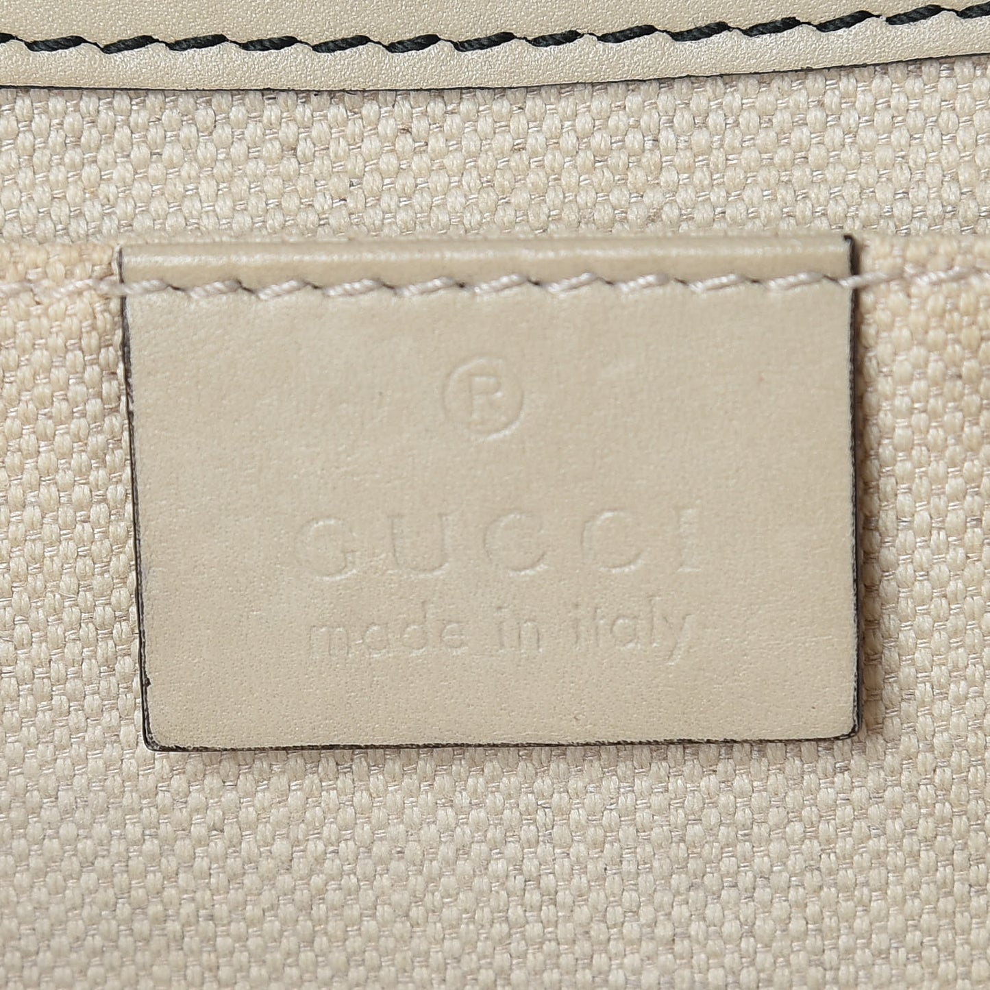 Monogram Margaux Calfskin Medium Emily Chain Shoulder Bag Beige Ebony Mystic White