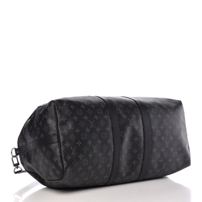 Louis Vuitton Monogram Eclipse Keepall Bandouliere 55 5 of 8