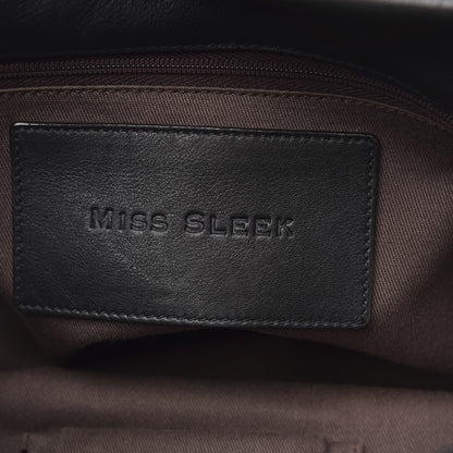 Dolce & Gabbana Calfskin Miss Sleek Shoulder Bag Black 6 of 13