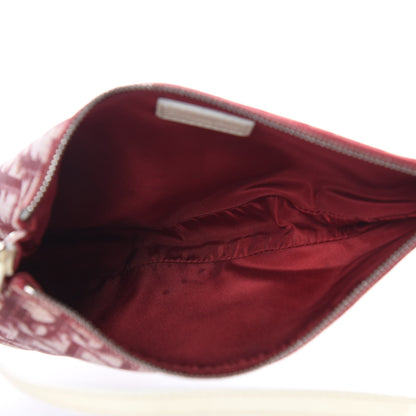 Christian Dior Monogram Mini Saddle Pochette Red 5 of 13