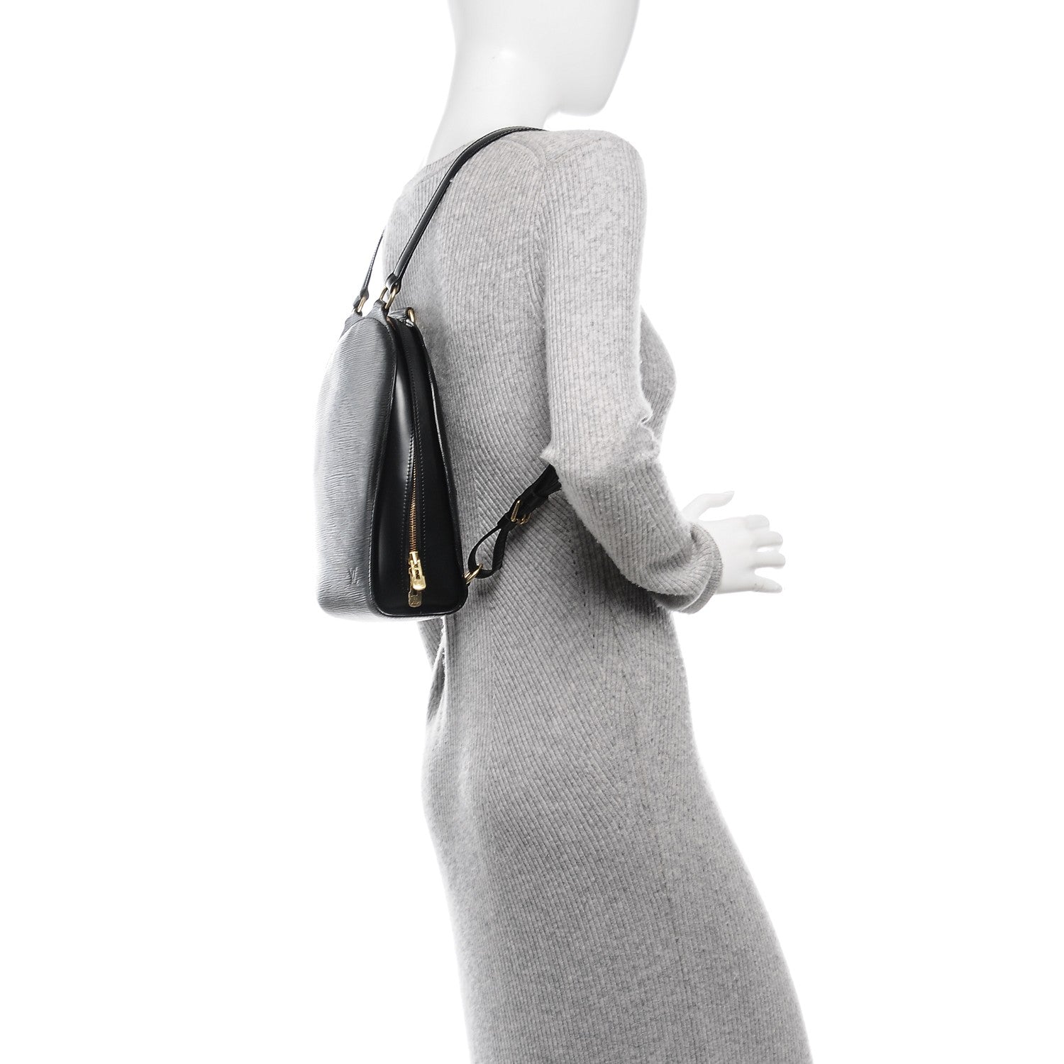Louis Vuitton Epi Mabillon Backpack Black 2 of 10