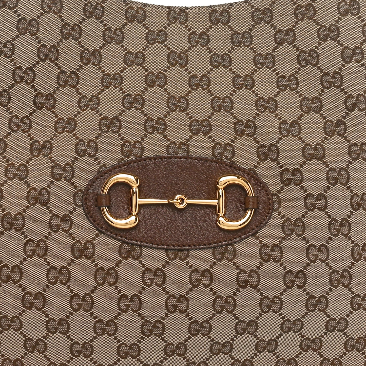 Monogram New Sakai Calfskin Lux Horsebit 1955 Tote Bag Beige Ebony Brown Sugar