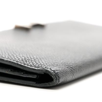 Hermes Epsom Bearn Gusset Wallet Black 7 of 10