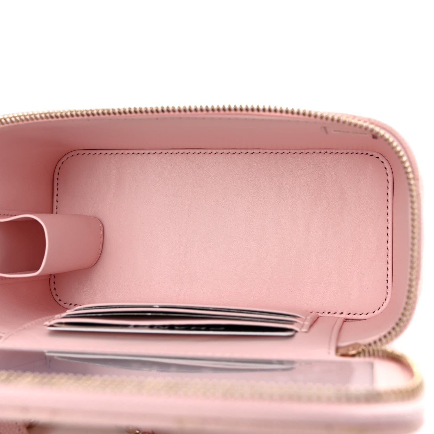 Chanel Caviar Quilted Small Vanity Case With Chain Light Pink 5 of 11