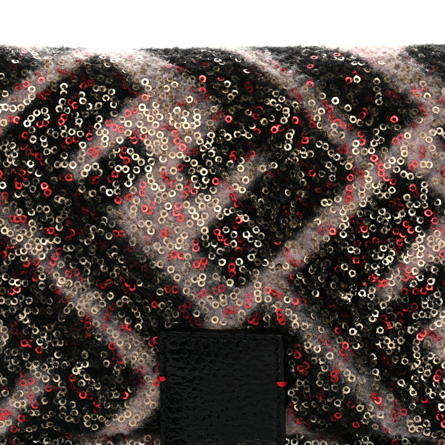 Wool Sequin Macro FF Diagonal Mama Baguette