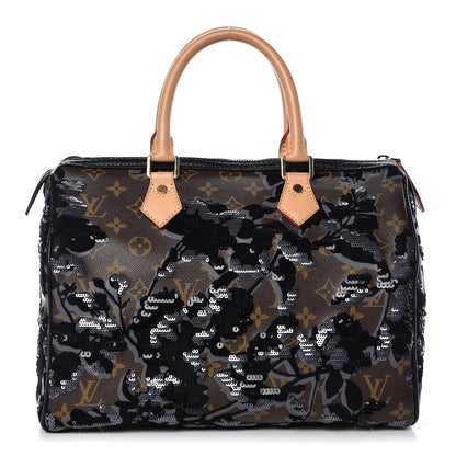 Louis Vuitton Monogram Fleur De Jais Sequins Speedy 30 1 of 11