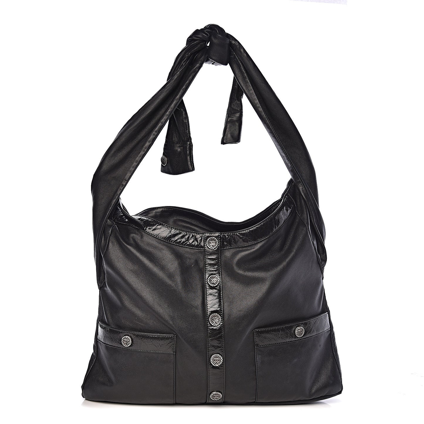 Lambskin Large Girl Bag Black