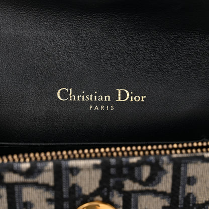 Christian Dior Oblique Saddle Belt Bag Blue 6 of 11