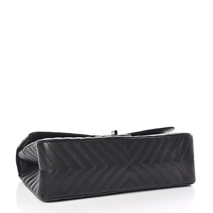 Chanel Sheepskin Chevron Quilted 2.55 Reissue 227 Flap So Black 4 of 10