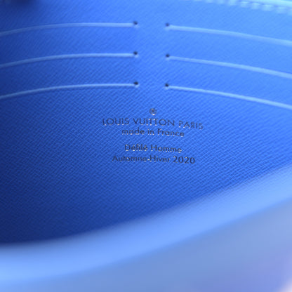 Louis Vuitton Monogram Clouds Pochette Voyage MM A4 Blue 6 of 8