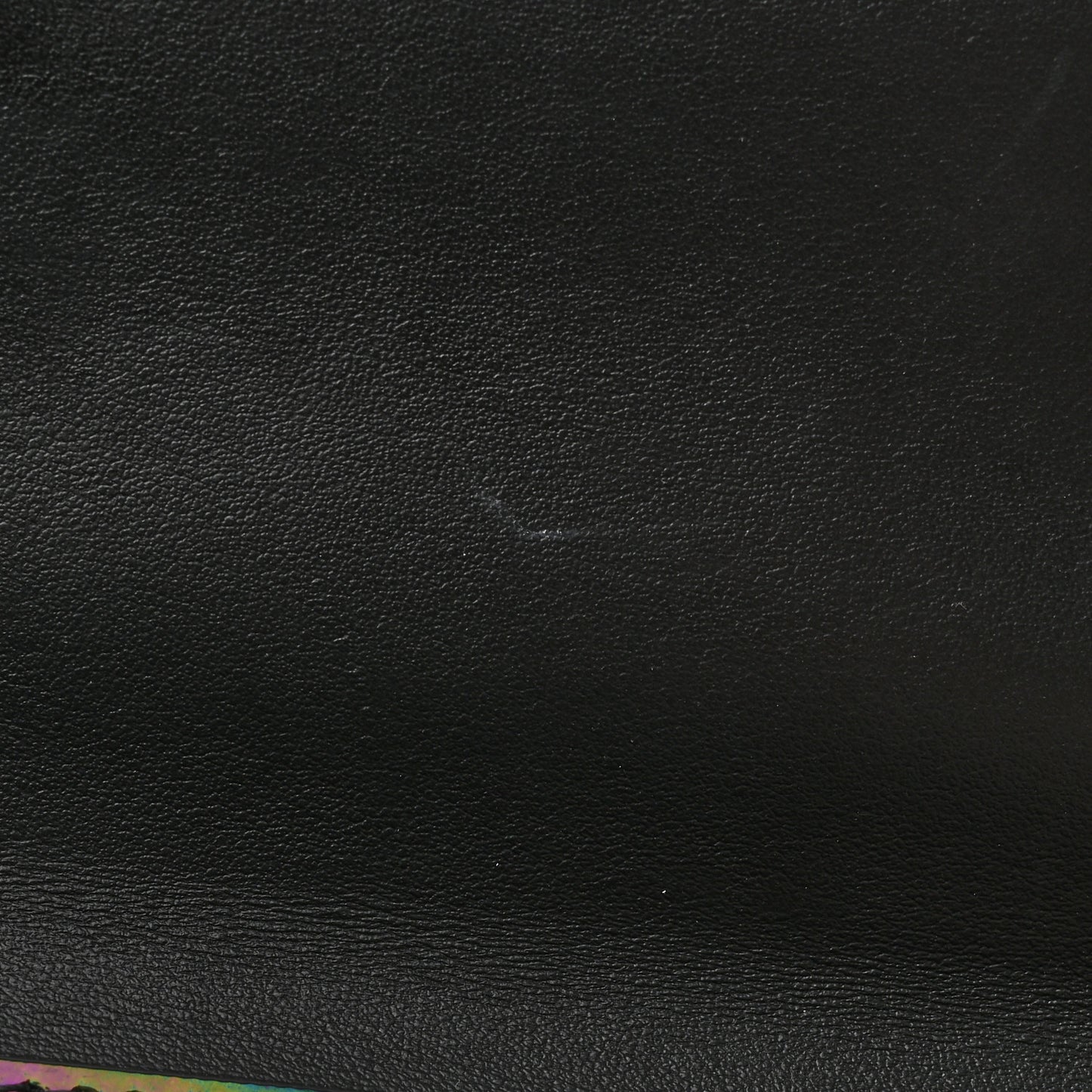 Iridescent Patent Calfskin Mini Elisa Baguette Dark Rainbow