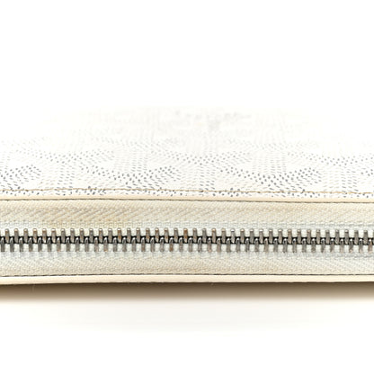 Goyard Goyardine Matignon Zip Around GM Wallet White 27 of 29