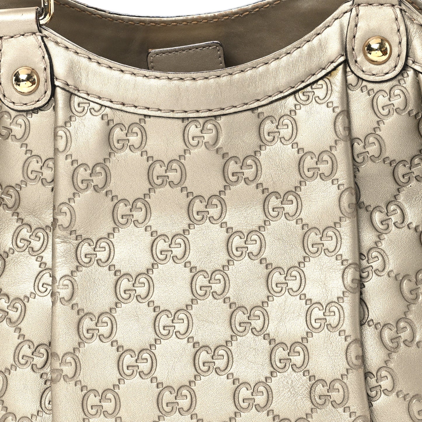 Guccissima Medium Sukey Tote Champagne