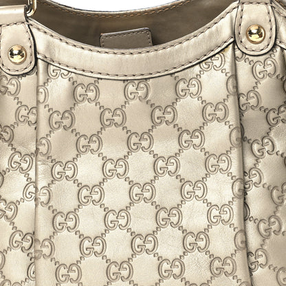 Gucci Guccissima Medium Sukey Tote Champagne 8 of 13