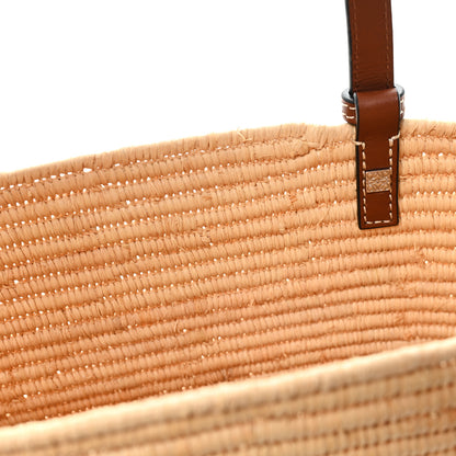 Loewe Raffia Small Square Basket Tote Bag Natural Tan 10 of 11