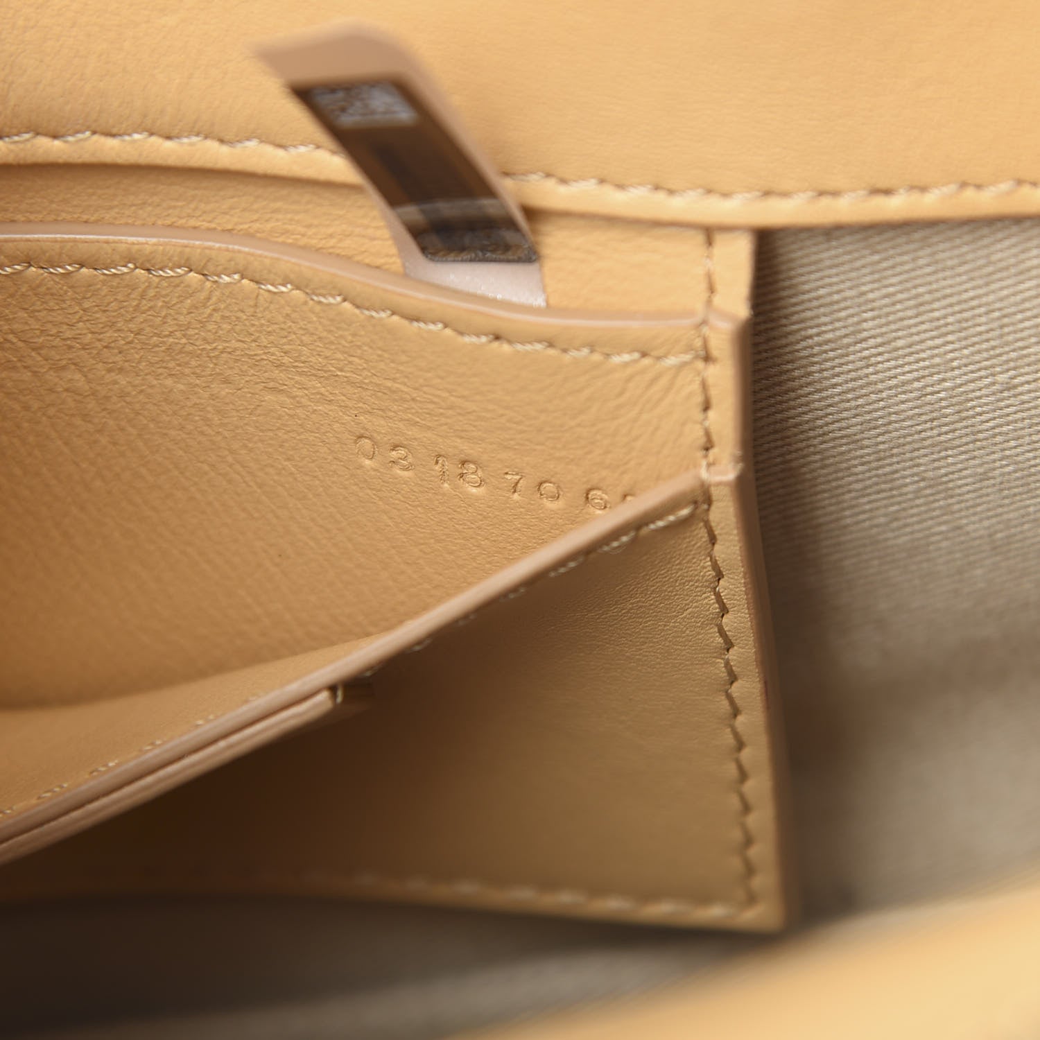 Chloe Calfskin Suede Small Roy Bag Bleached Brown 6 of 11