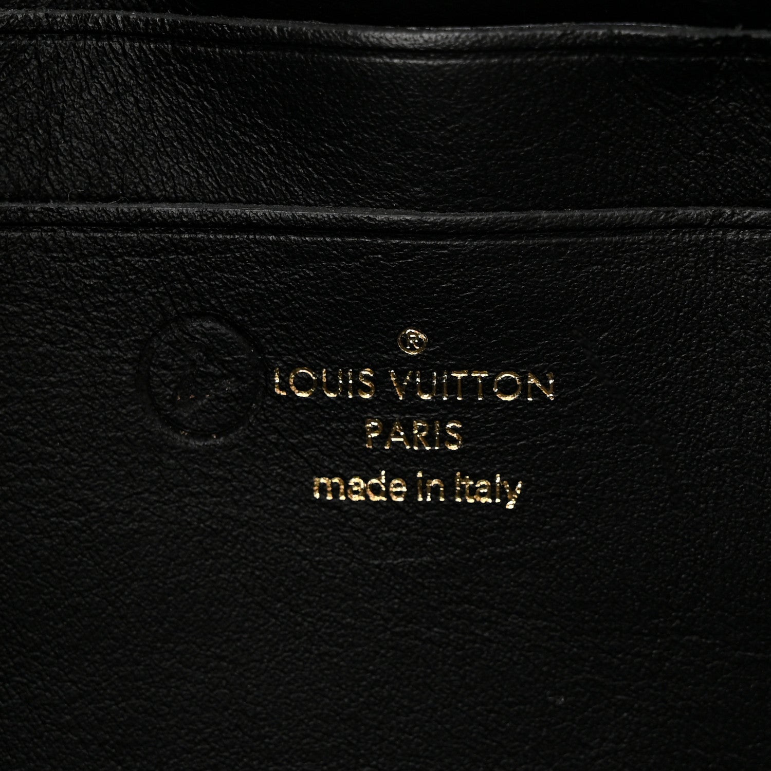 Louis Vuitton Calfskin Bubblegram Wallet On Strap Black 6 of 9