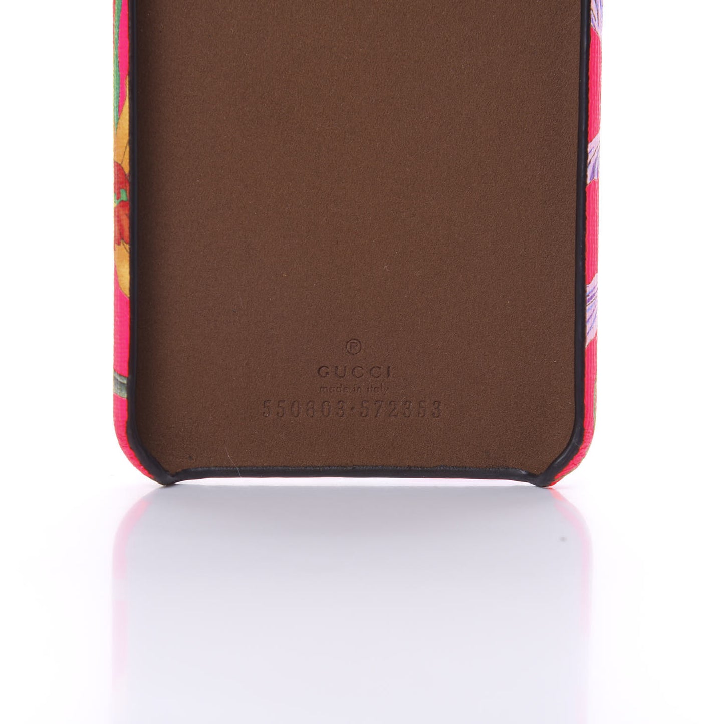 Supreme Floral Print iPhone 8 Plus Case Fluorescent Fuchsia