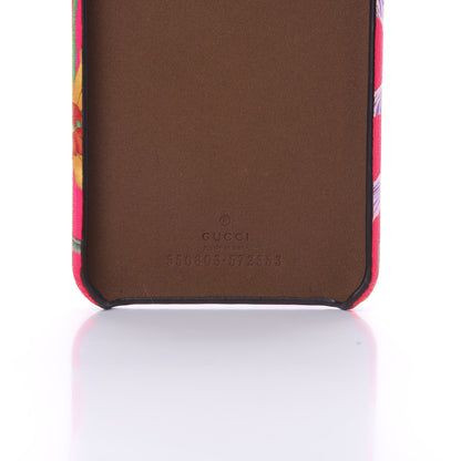 Gucci Supreme Floral Print iPhone 8 Plus Case Fluorescent Fuchsia 6 of 7