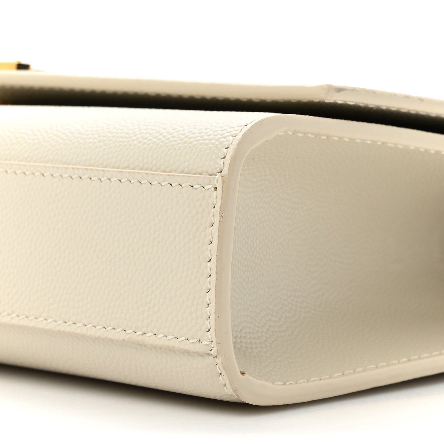 Grain De Poudre Medium Monogram Kate Satchel Crema Soft