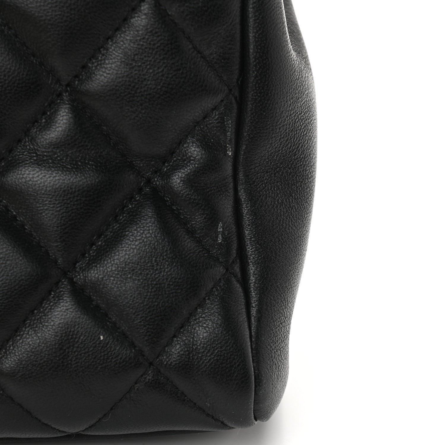 Chanel Lambskin Quilted Medium Chain Link Flap Bag Black 10 of 10