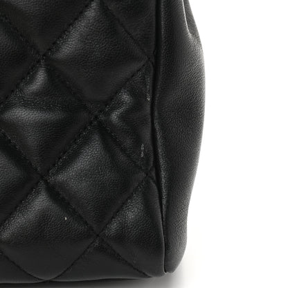 Chanel Lambskin Quilted Medium Chain Link Flap Bag Black 10 of 10