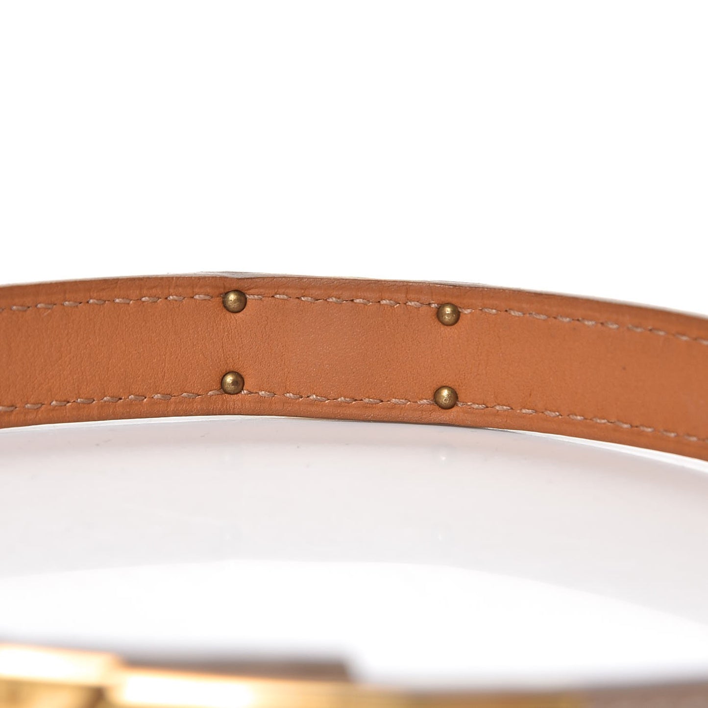 Tadelakt Kelly Double Tour Bracelet M Argile