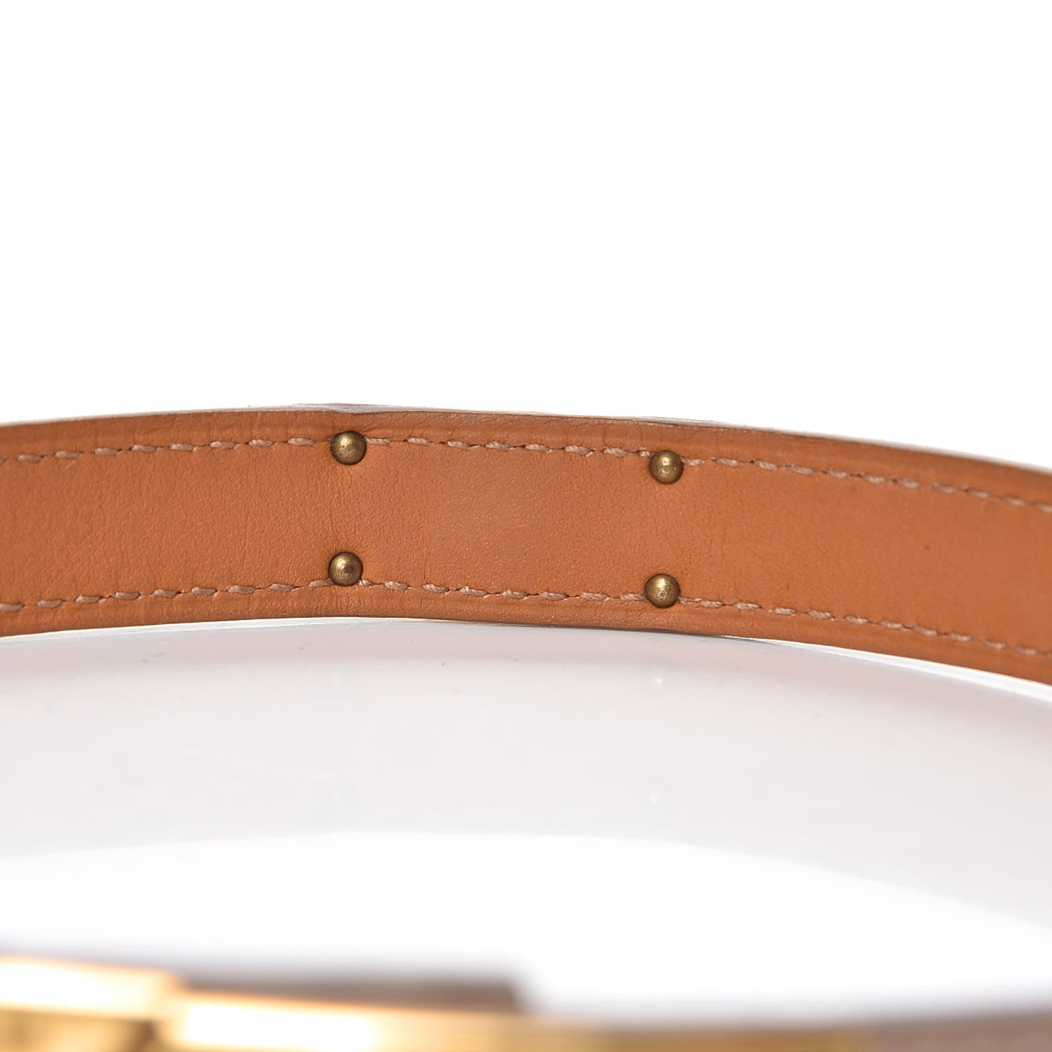 Hermes Tadelakt Kelly Double Tour Bracelet M Argile 6 of 8