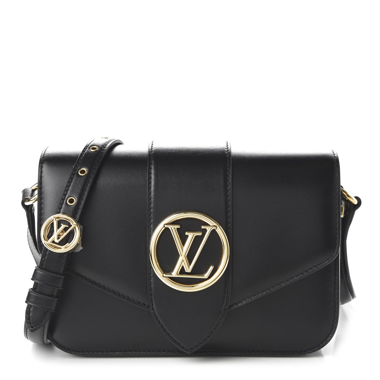 Smooth Calfskin LV Pont 9 Black
