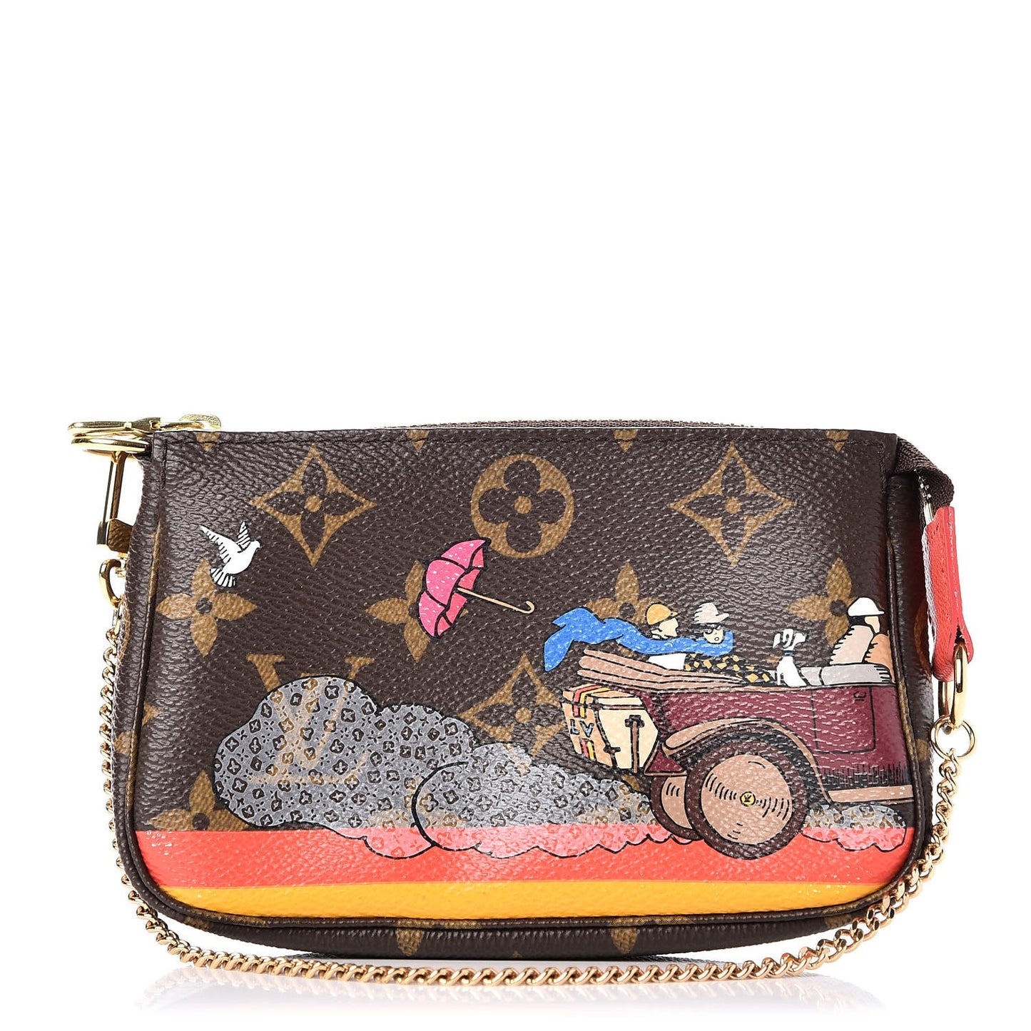 Monogram 2015 Christmas Animation Mini Pochette Accessories