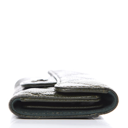 Chanel Caviar Quilted 6 Key Holder Green 11 of 12