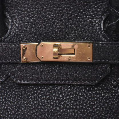 Hermes Taurillon Clemence Birkin 35 Black 5 of 10