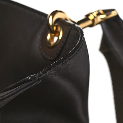 Celine Supersoft Calfskin Sangle Bucket Bag Wood 8 of 8