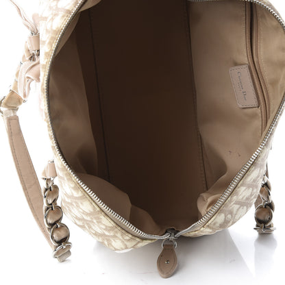 Christian Dior Cotton Monogram Trotter Romantique Boston Bag Rose 5 of 10