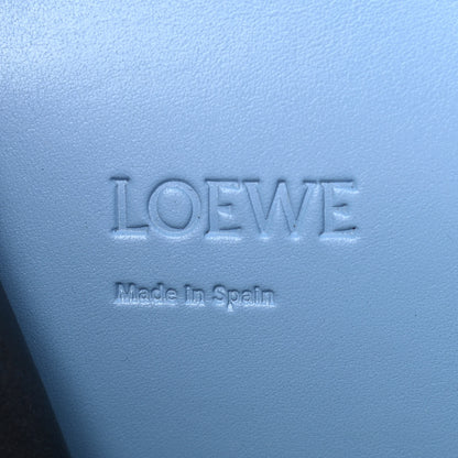 Loewe Calfskin Gingham Small Barcelona Shoulder Bag Soft Blue 6 of 10