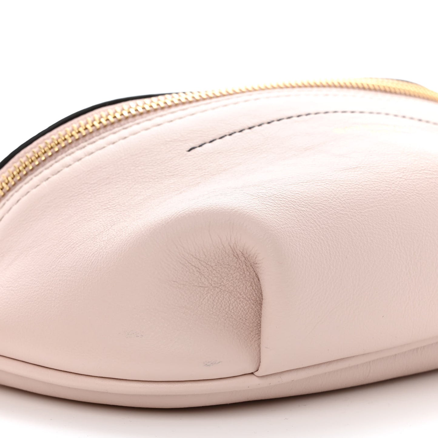 Calfskin Whip Belt Bag Pale Pink