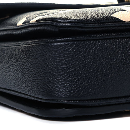 Louis Vuitton Empreinte Monogram Giant Pochette Metis Black Beige 7 of 8