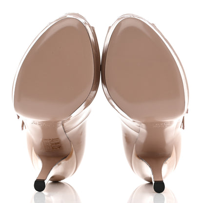 Gucci Vernice Crystal Lisbeth Platform Pumps 35.5 Dark Cipria 5 of 9