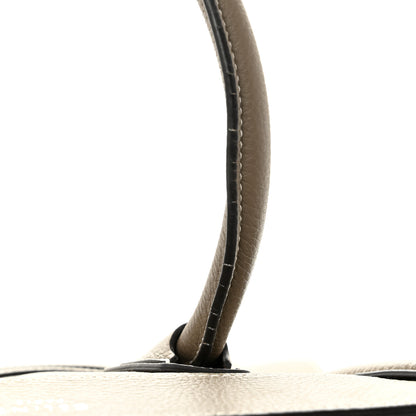 Celine Drummed Calfskin Micro Luggage Souris 15 of 15