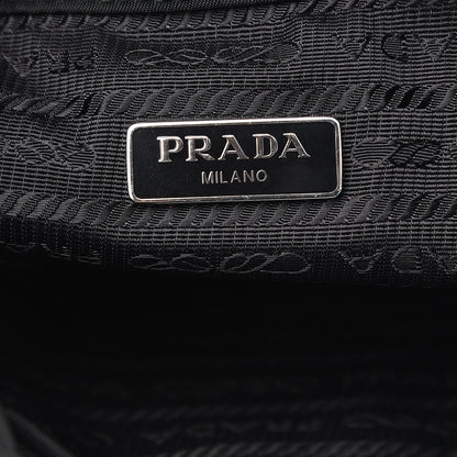 Prada Saffiano Tessuto Nylon Vela Bucket Wristlet Black 5 of 8